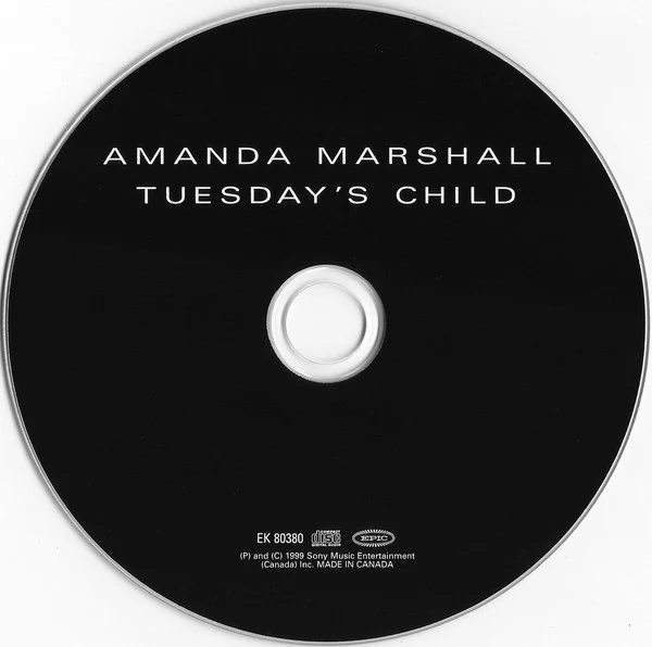 Amanda Marshall - Tuesday's Child (CD, Album) - Image 3
