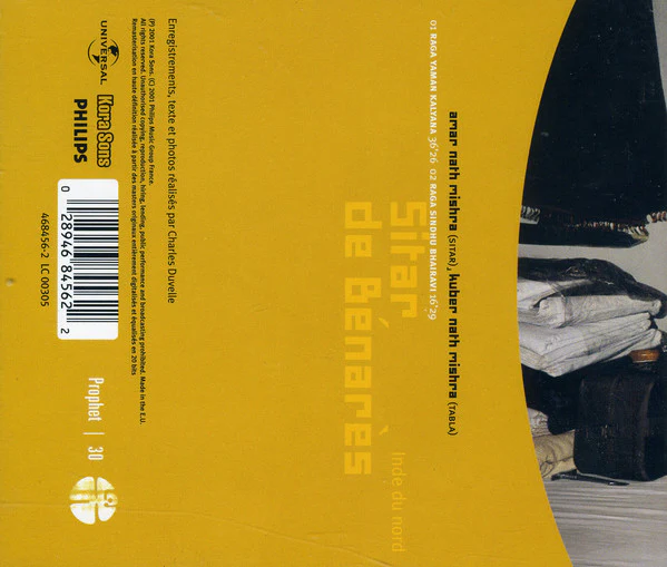 Amar Nath Mishra & Kuber Nath Mishra - Sitar De Bénarès (Inde Du Nord) (CD, Album, RM) - Image 2