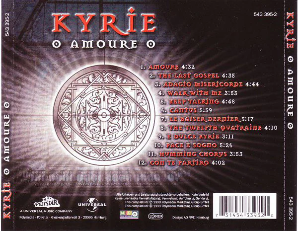 Amoure - Kyrie (CD, Album) - Image 2