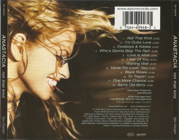 Anastacia - Not That Kind (CD, Album) - Image 4