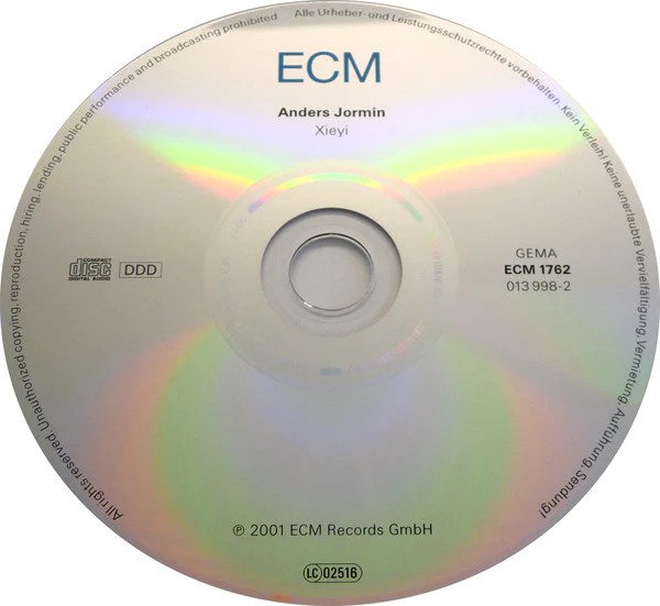 Anders Jormin - Xieyi (CD, Album) - Image 5