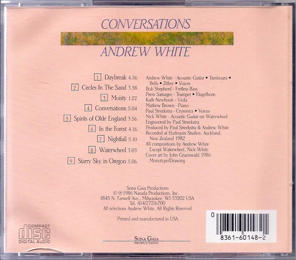 Andrew White - Conversations (CD, Album, RE) - Image 3