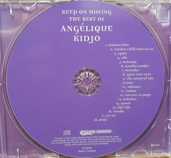 Angélique Kidjo - Keep On Moving • The Best Of Angélique Kidjo (CD, Comp) - Image 3