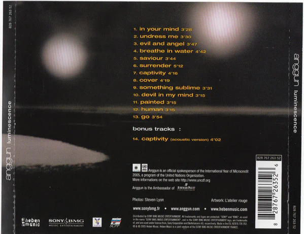 Anggun - Luminescence (CD, Album) - Image 3