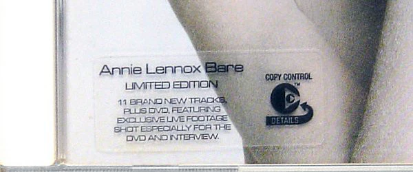 Annie Lennox - Bare (CD, Album, Copy Prot. + DVD-V, PAL + Ltd) - Image 5
