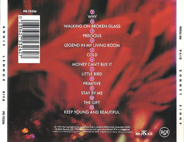 Annie Lennox - Diva (CD, Album) - Image 2
