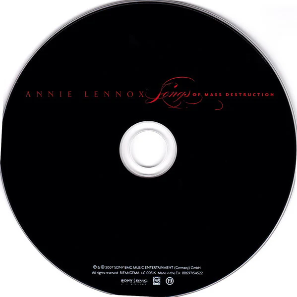 Annie Lennox - Songs Of Mass Destruction (CD, Album) - Image 3