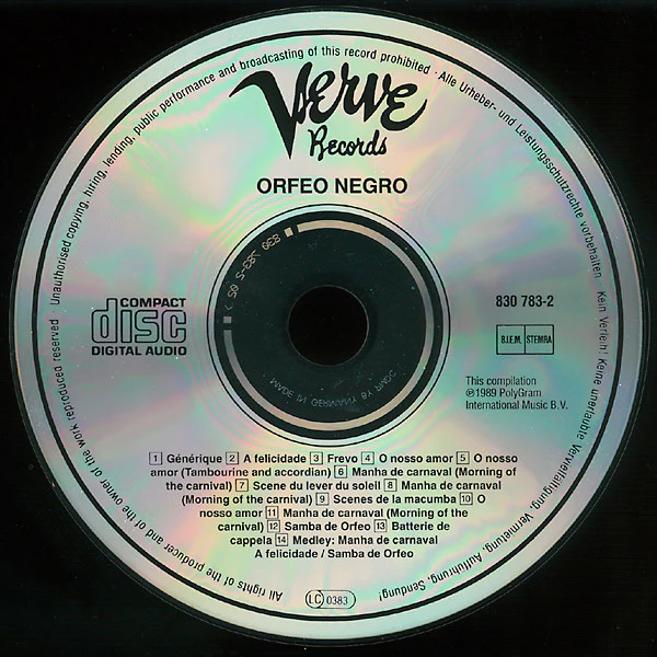 Antonio Carlos Jobim & Luiz Bonfá / Bola Sete - Black Orpheus - Original Orfeo Negro Soundtrack (CD, Album, RE) - Image 3