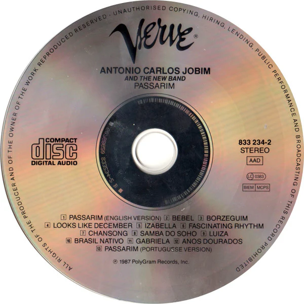Antonio Carlos Jobim - Passarim (CD, Album, RP) - Image 3
