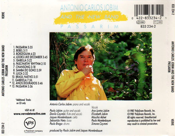 Antonio Carlos Jobim - Passarim (CD, Album, RP) - Image 4