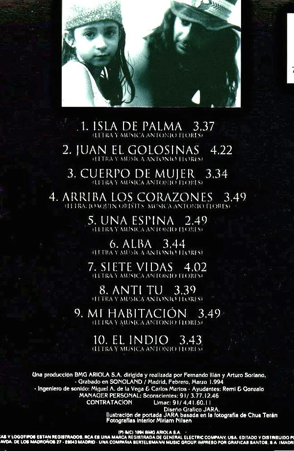Antonio Flores - Cosas Mías (CD, Album) - Image 4