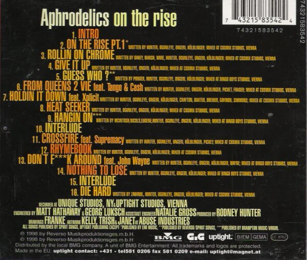 Aphrodelics - On The Rise (CD, Album) - Image 2
