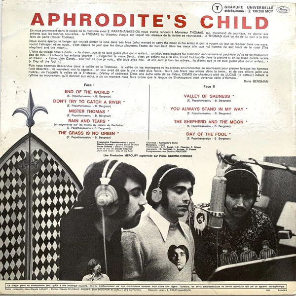 Aphrodite's Child - End Of The World (LP, Album, RP) - Image 2