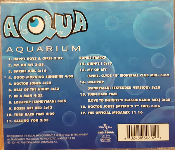 Aqua - Aquarium (CD, Album, Ltd) - Image 2