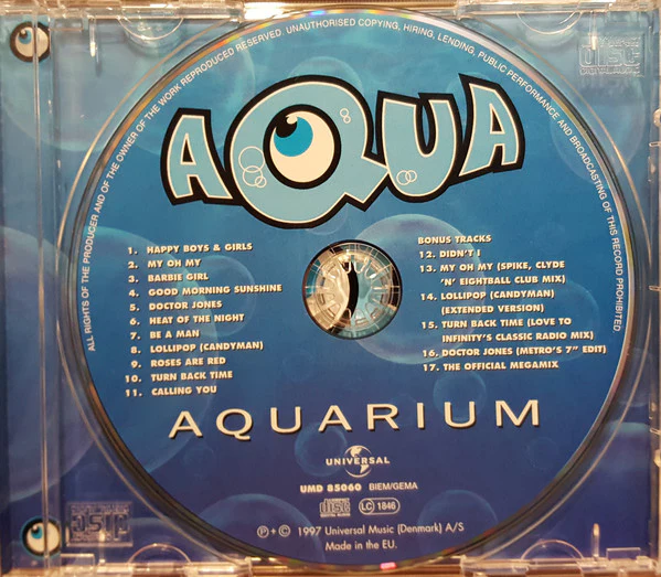 Aqua - Aquarium (CD, Album, Ltd) - Image 3