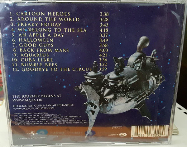 Aqua - Aquarius (CD, Album, Enh, HDC) - Image 3