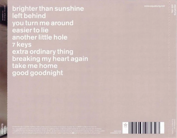 Aqualung - Still Life (CD, Album) - Image 2