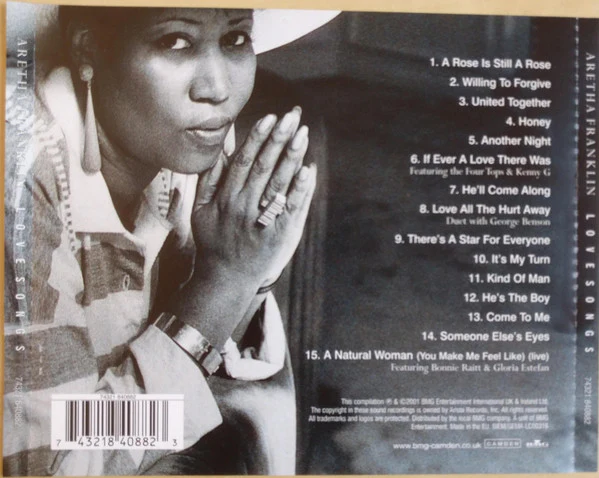 Aretha Franklin - Love Songs (CD, Comp) - Image 2