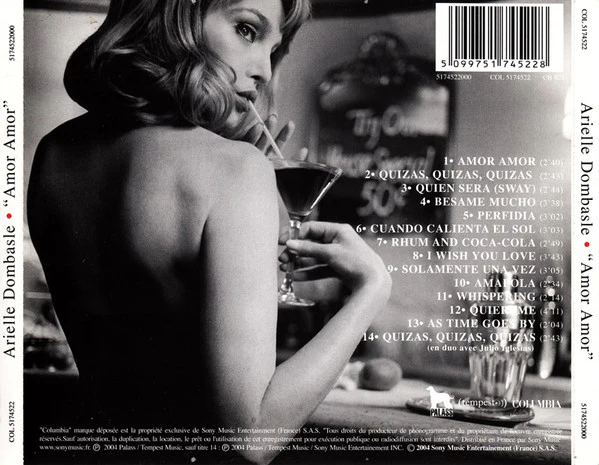 Arielle Dombasle - Amor Amor (CD, Album) - Image 2