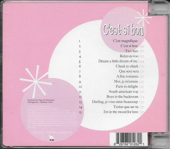 Arielle Dombasle - C'est Si Bon (CD, Album, Sup) - Image 3
