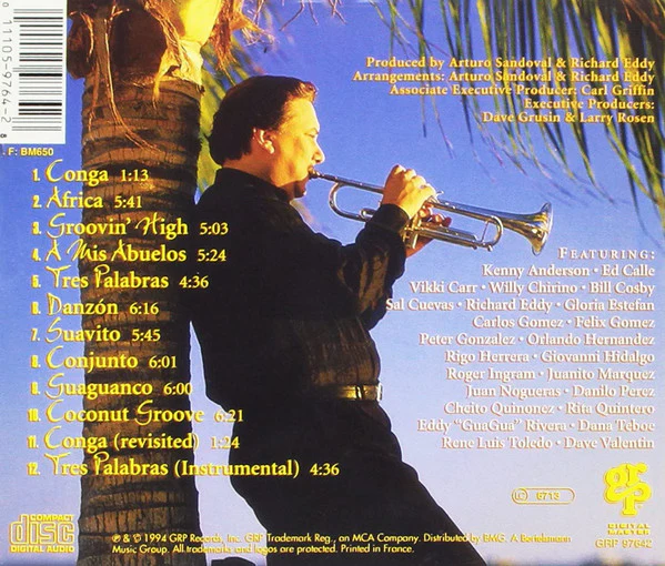 Arturo Sandoval - Danzón (Dance On) (CD, Album) - Image 3