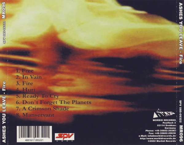 Ashes You Leave - Fire (CD, Album) - Image 2