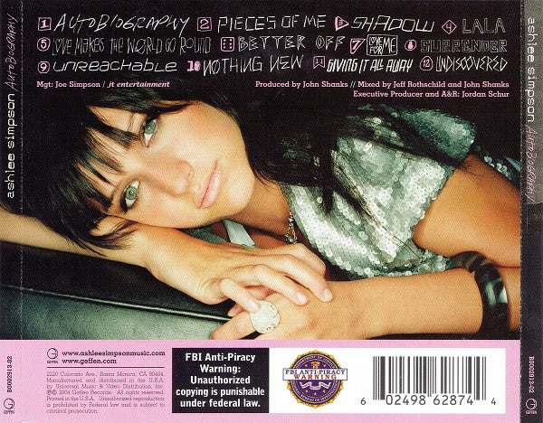 Ashlee Simpson - Autobiography (CD, Album) - Image 3