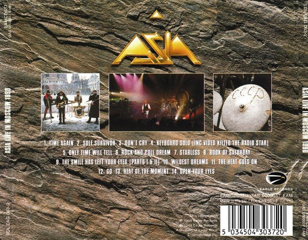 Asia (2) - Live In Moscow 1990 (CD, Album) - Image 2