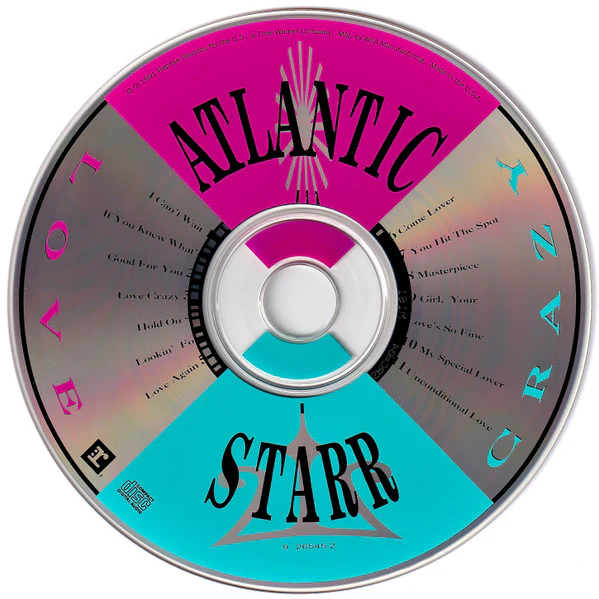 Atlantic Starr - Love Crazy (CD, Album) - Image 3