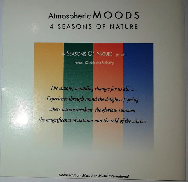 Atmospheric Moods - 4 Seasons Of Nature (The Changing Colour Of Sound) (CD) - Image 4