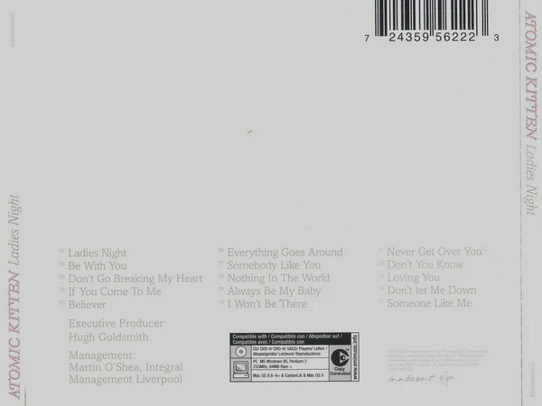 Atomic Kitten - Ladies Night (CD, Album, Copy Prot., Enh) - Image 3