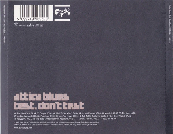 Attica Blues - Test. Don't Test (CD, Album) - Image 2