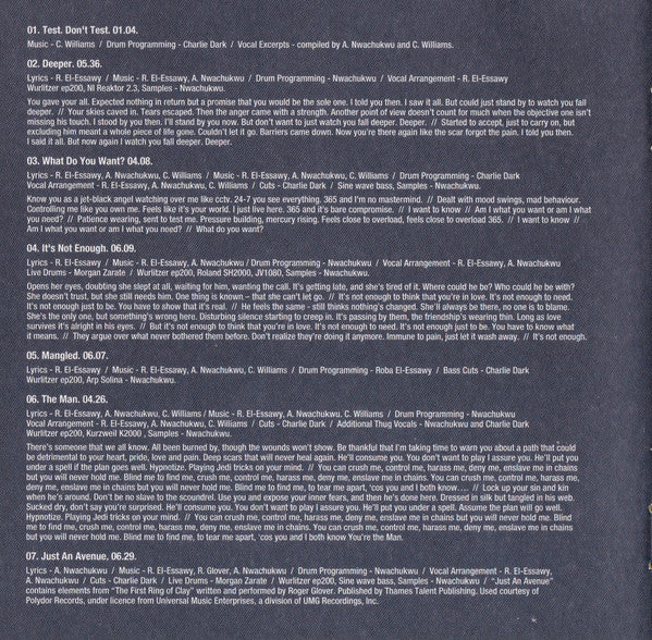 Attica Blues - Test. Don't Test (CD, Album) - Image 5