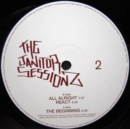 Audio Bullys - The Janitor Sessionz 2 (12", Promo) - Image 2