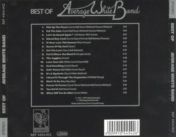Average White Band - Best Of The Average White Band (CD, Comp) - Image 2
