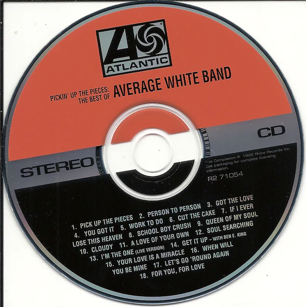 Average White Band - Pickin' Up The Pieces: The Best Of Average White Band (CD, Comp, RM) - Image 3