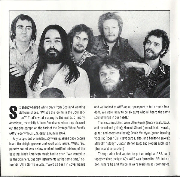 Average White Band - Pickin' Up The Pieces: The Best Of Average White Band (CD, Comp, RM) - Image 4