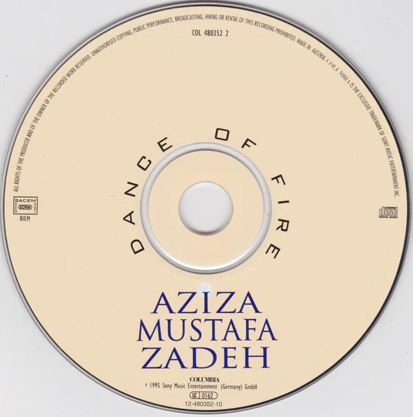 Aziza Mustafa Zadeh - Dance Of Fire (CD, Album, SBM) - Image 3