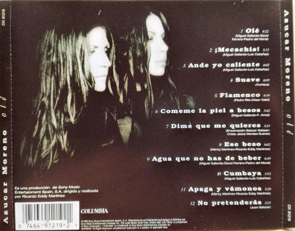 Azucar Moreno - Olé (CD, Album) - Image 2