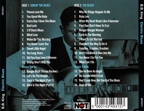 B.B. King - Electric Blues (2xCD, Comp, RM) - Image 2