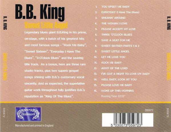 B.B. King - Sweet Little Angel (CD, Comp) - Image 3