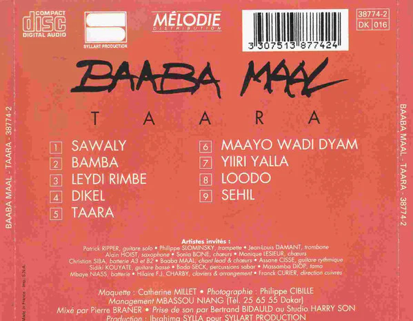 Baaba Maal - Taara (CD, Album) - Image 2