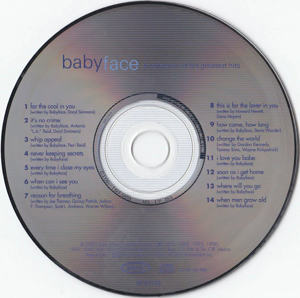 Babyface - A Collection Of His Greatest Hits (CD, Comp) - Image 3