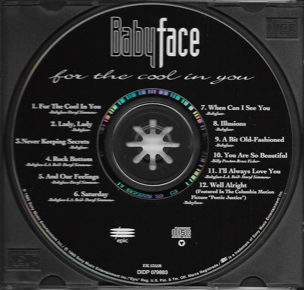 Babyface - For The Cool In You (CD, Album) - Image 2