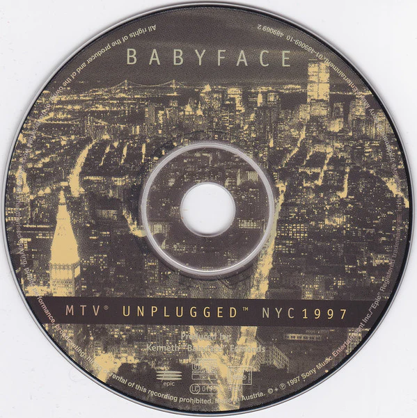 Babyface - MTV Unplugged NYC 1997 (CD, Album) - Image 3