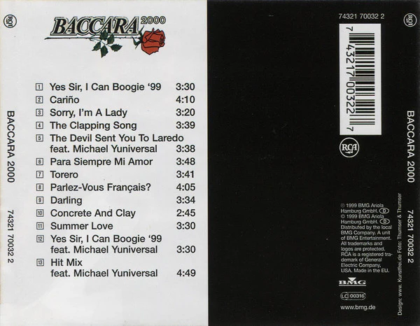 Baccara 2000 - Baccara 2000 (CD, Album) - Image 2