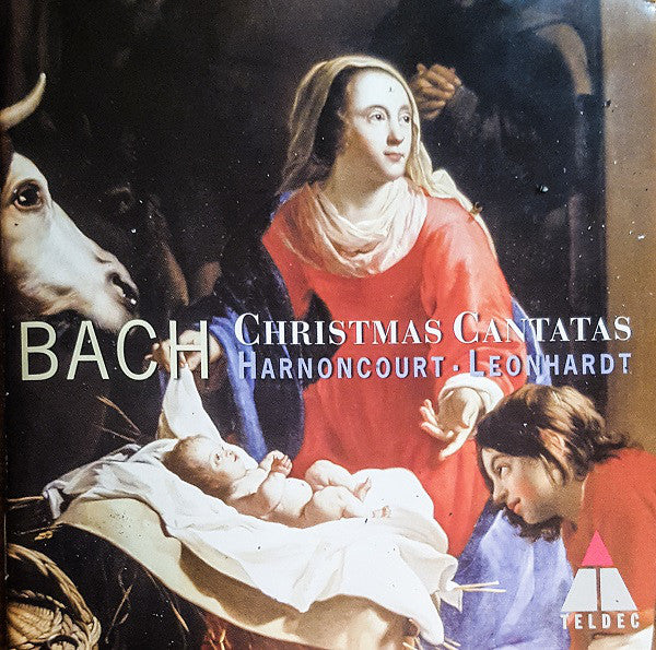 Bach*, Harnoncourt*, Leonhardt* - Christmas Cantatas (3xCD, Comp, RE, RM)