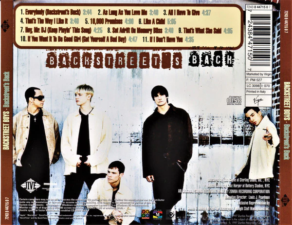 Backstreet Boys - Backstreet's Back (CD, Album, Enh) - Image 2