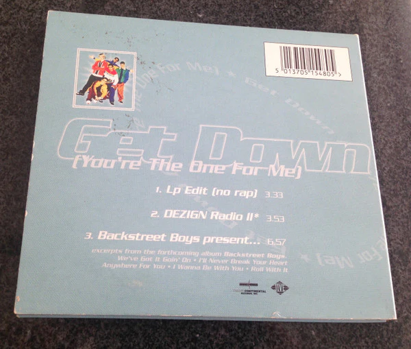 Backstreet Boys - Get Down (You're The One For Me) (CD, Single, Ltd, Dig) - Image 4