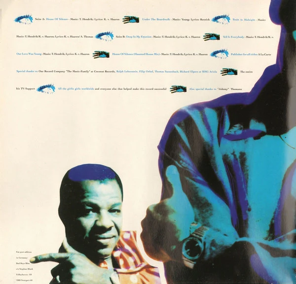 Bad Boys Blue - House Of Silence (LP, Album, Gat) - Image 2